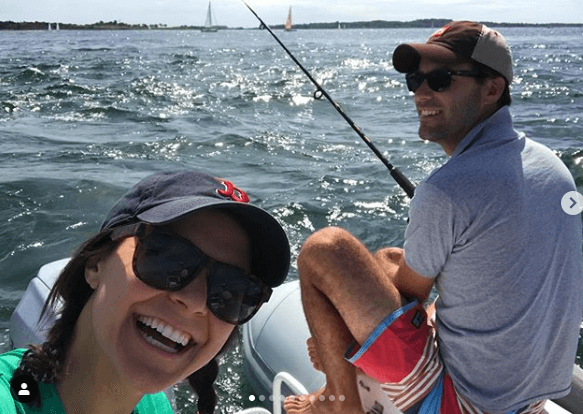 Maggie Rulli With Husband (Fishing)